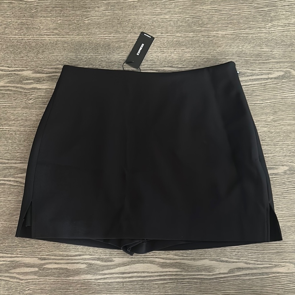Express Black Mini Skirt